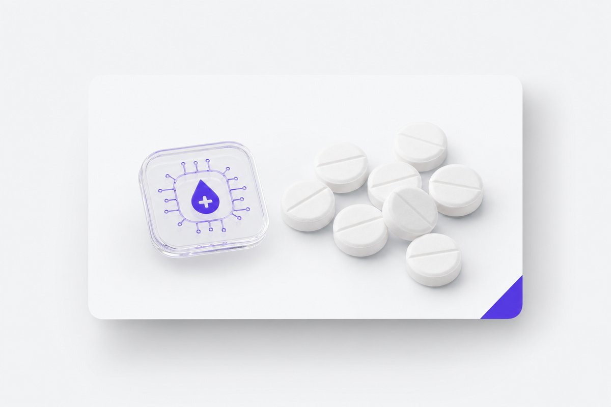 Electrolyte watch chip beside furosemide tablets